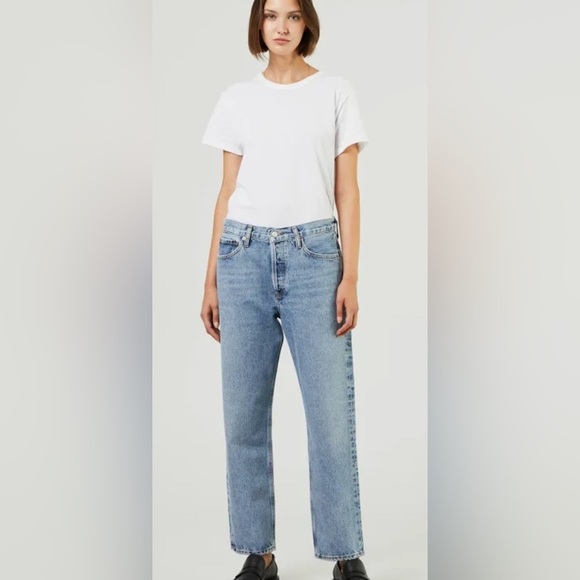 Agolde Women's Straight Leg Jeans - Wyman Low Slung Vintage Straight - Picture 1 of 9